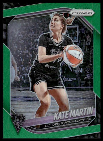 2025 Panini Prizm WNBA #97 Kate Martin Green Prizms
