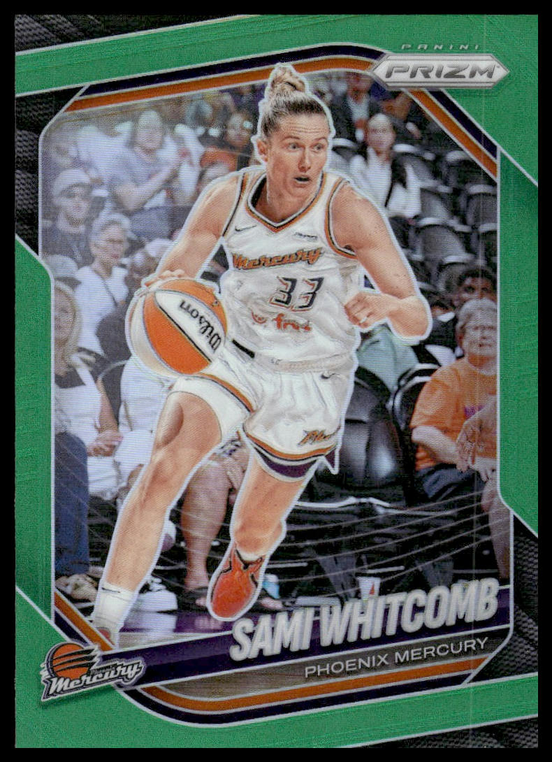 2025 Panini Prizm WNBA #108 Sami Whitcomb Green Prizms