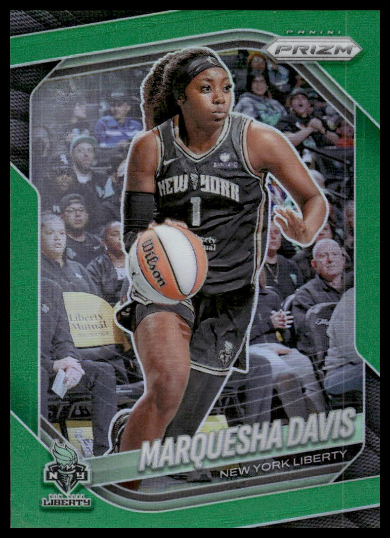 2025 Panini Prizm WNBA #66 Marquesha Davis Green Prizms