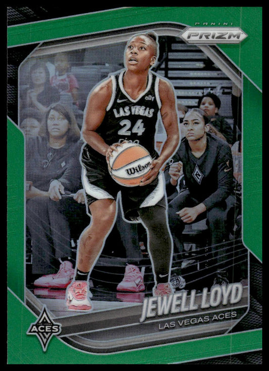 2025 Panini Prizm WNBA #57 Jewell Loyd Green Prizms