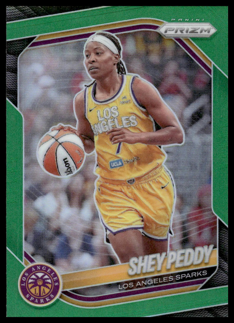 2025 Panini Prizm WNBA #136 Shey Peddy Green Prizms