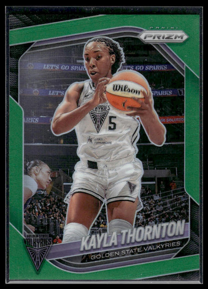 2025 Panini Prizm WNBA #17 Kayla Thornton Green Prizms
