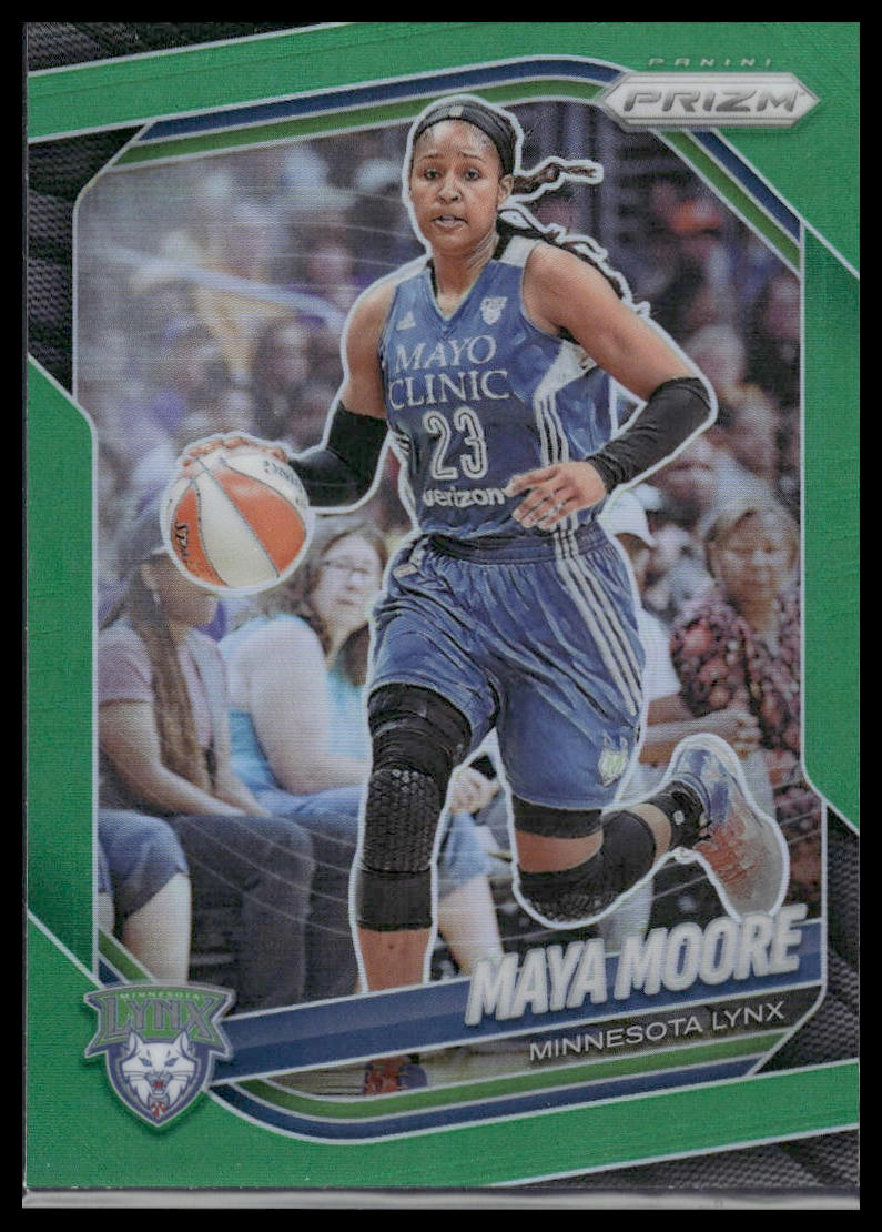 2025 Panini Prizm WNBA #135 Maya Moore Green Prizms