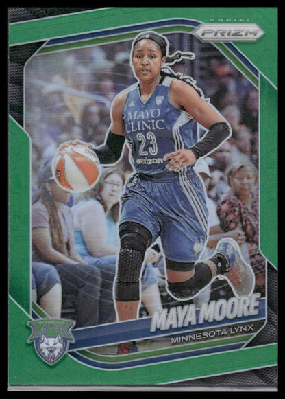 2025 Panini Prizm WNBA #135 Maya Moore Green Prizms