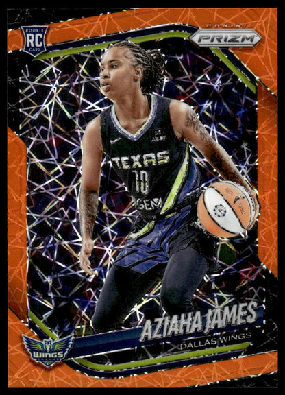 2025 Panini Prizm WNBA #83 Aziaha James Blue Velocity Prizms