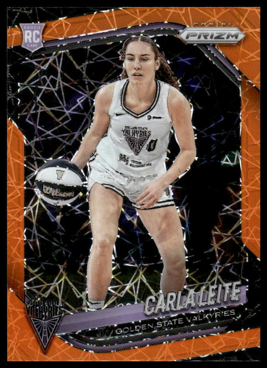 2025 Panini Prizm WNBA #6 Carla Leite Blue Velocity Prizms