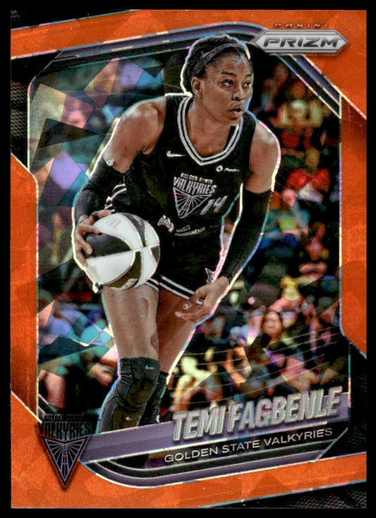2025 Panini Prizm WNBA #68 Temi Fagbenle Orange Ice Prizms