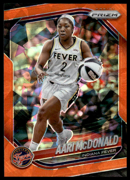 2025 Panini Prizm WNBA #10 Aari McDonald Green Prizms