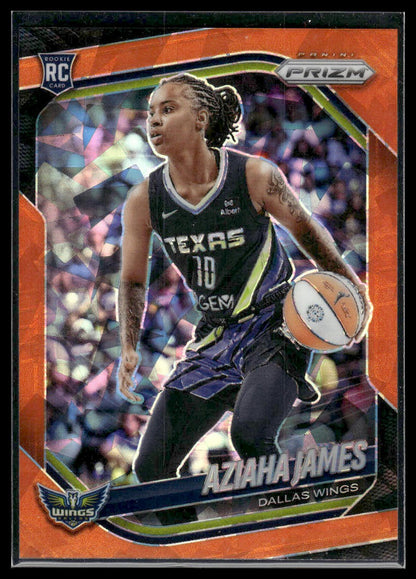 2025 Panini Prizm WNBA #83 Aziaha James White Seismic Prizms