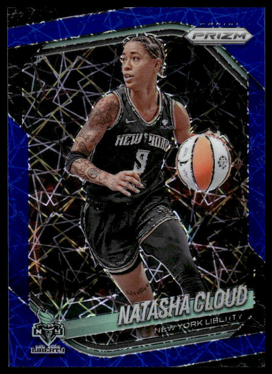 2025 Panini Prizm WNBA #56 Natasha Cloud Orange Velocity Prizms
