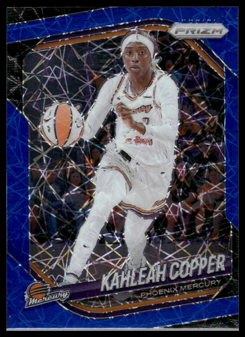 2025 Panini Prizm WNBA #62 Kahleah Copper Blue Velocity Prizms