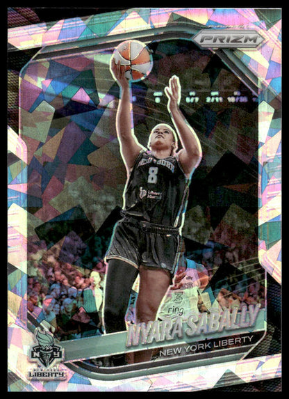 2025 Panini Prizm WNBA #117 Nyara Sabally Ice Prizms