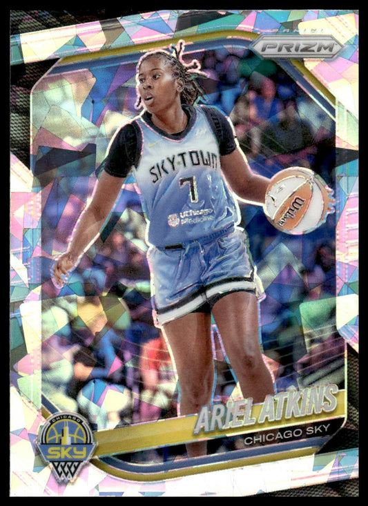 2025 Panini Prizm WNBA #13 Ariel Atkins Ice Prizms