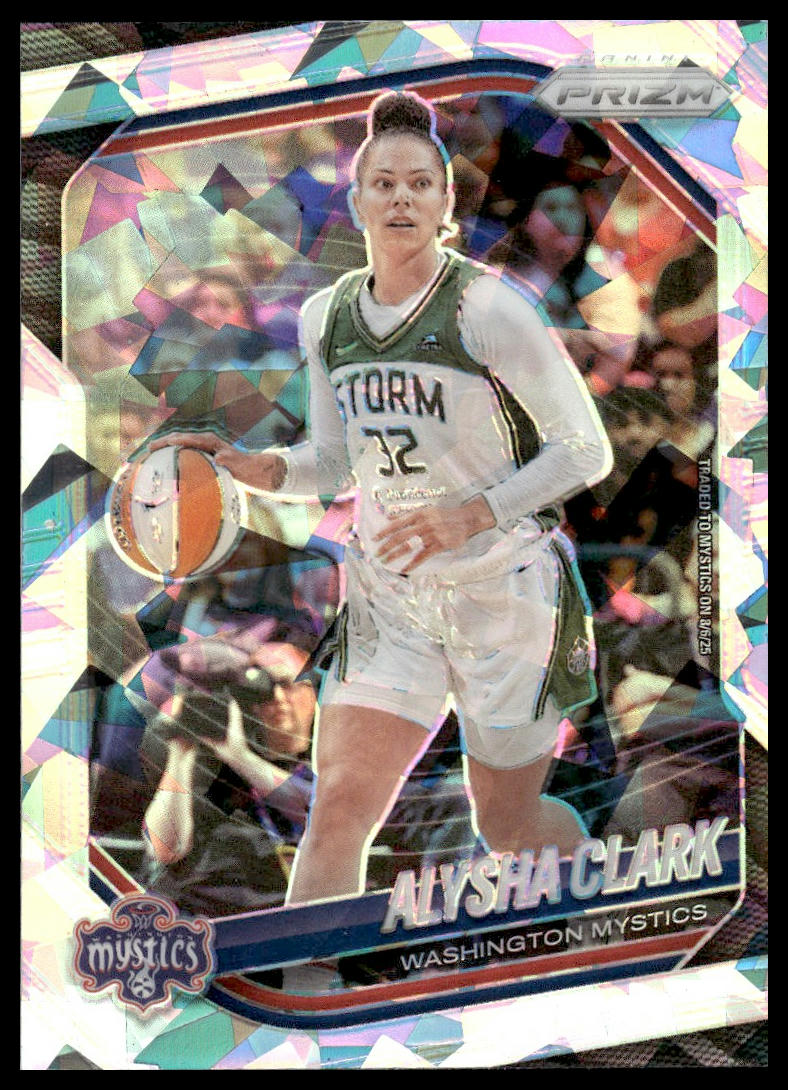 2025 Panini Prizm WNBA #129 Alysha Clark Ice Prizms
