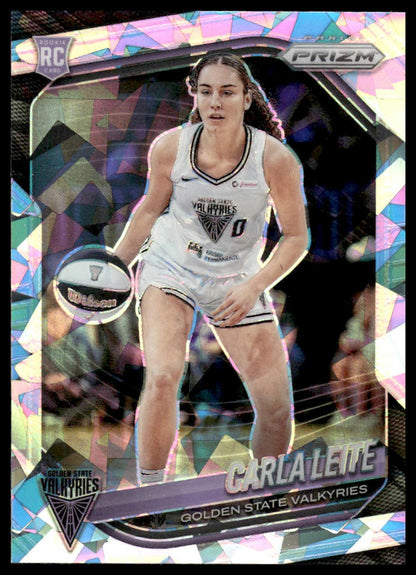 2025 Panini Prizm WNBA #6 Carla Leite Zduplicate Orange Ice Prizms