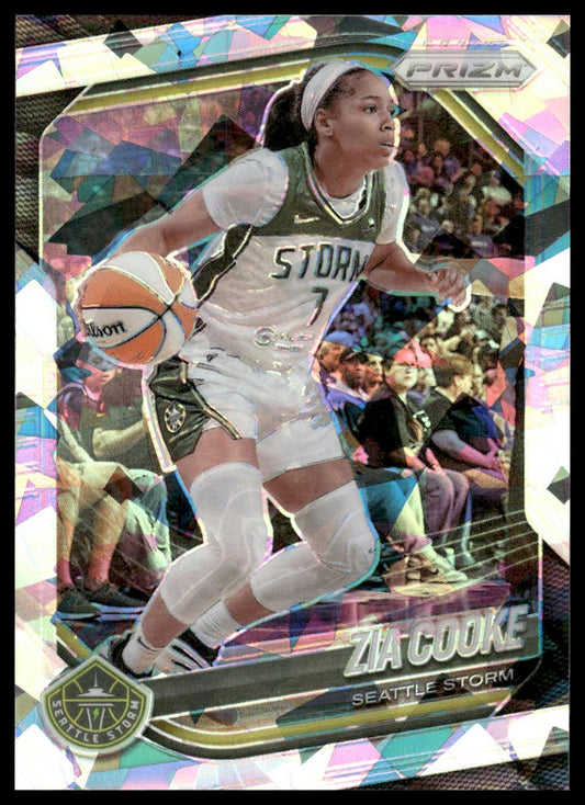 2025 Panini Prizm WNBA #110 Zia Cooke Ice Prizms