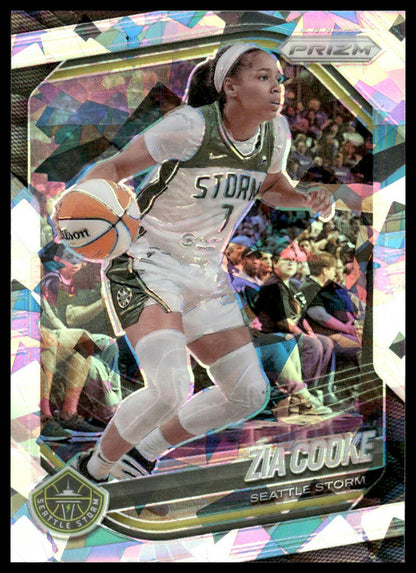 2025 Panini Prizm WNBA #110 Zia Cooke Ice Prizms