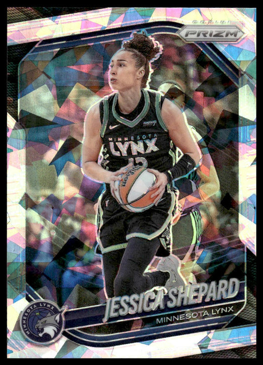 2025 Panini Prizm WNBA #137 Jessica Shepard Ice Prizms