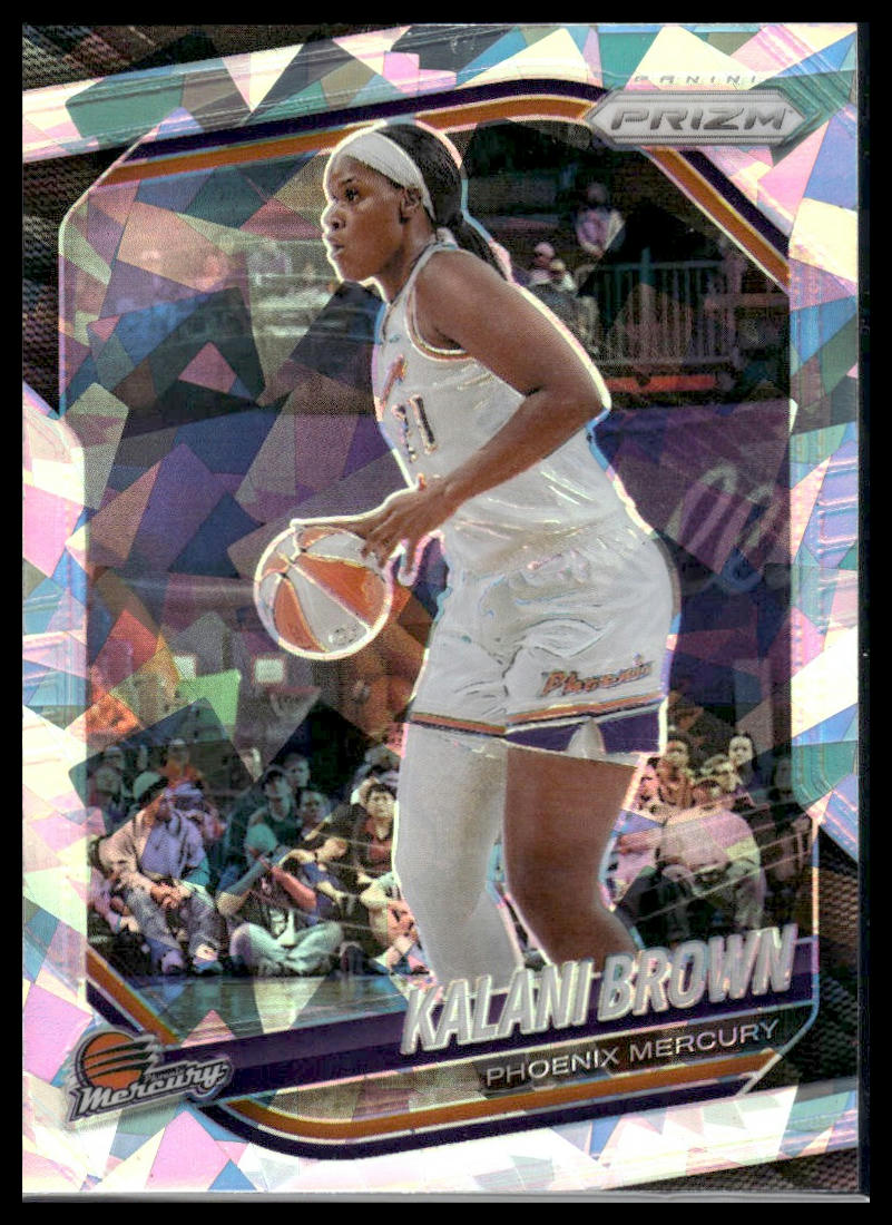 2025 Panini Prizm WNBA #55 Kalani Brown Ice Prizms
