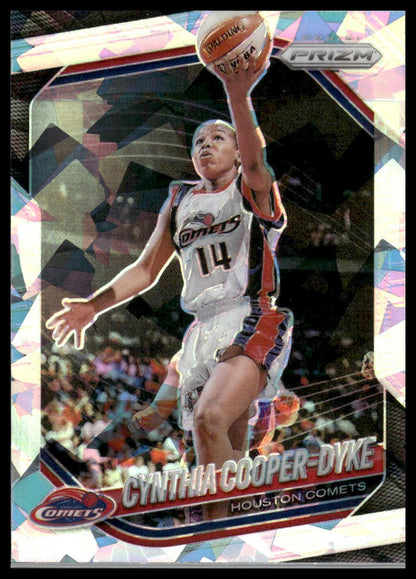 2025 Panini Prizm WNBA #71 Cynthia Cooper-Dyke Ice Prizms