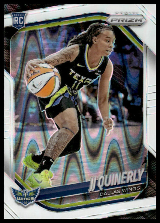 2025 Panini Prizm WNBA #95 JJ Quinerly White Seismic Prizms