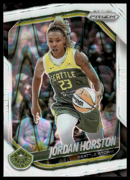 2025 Panini Prizm WNBA #37 Jordan Horston Green Prizms