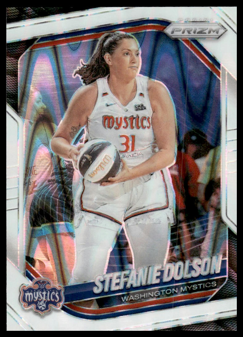 2025 Panini Prizm WNBA #112 Stefanie Dolson Silver Prizms