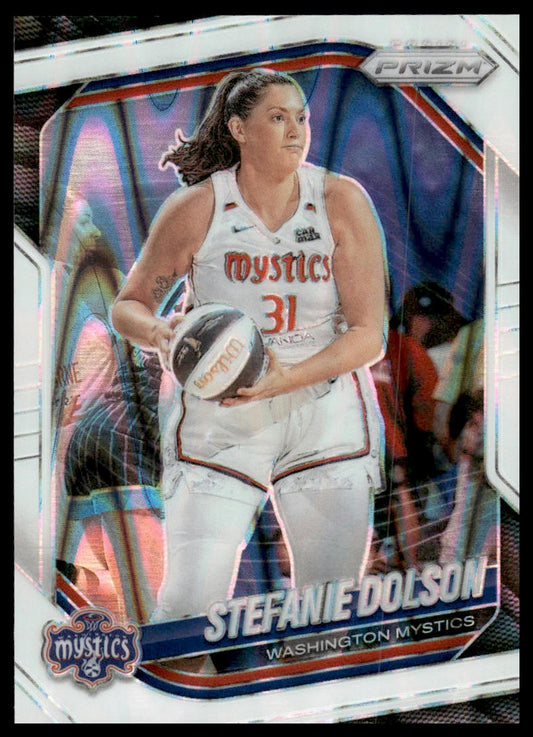 2025 Panini Prizm WNBA #112 Stefanie Dolson Silver Prizms