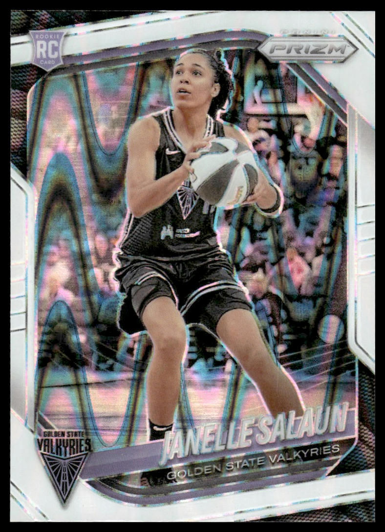 2025 Panini Prizm WNBA #20 Janelle Salaun White Seismic Prizms