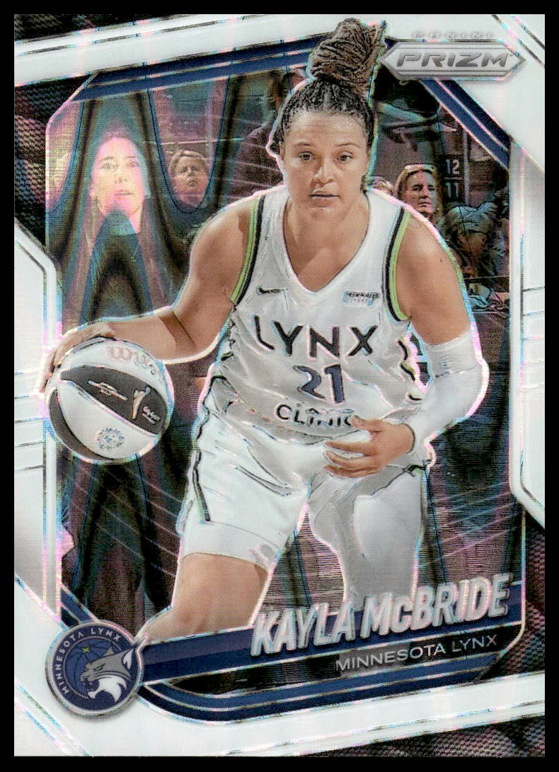 2025 Panini Prizm WNBA #45 Kayla McBride White Seismic Prizms