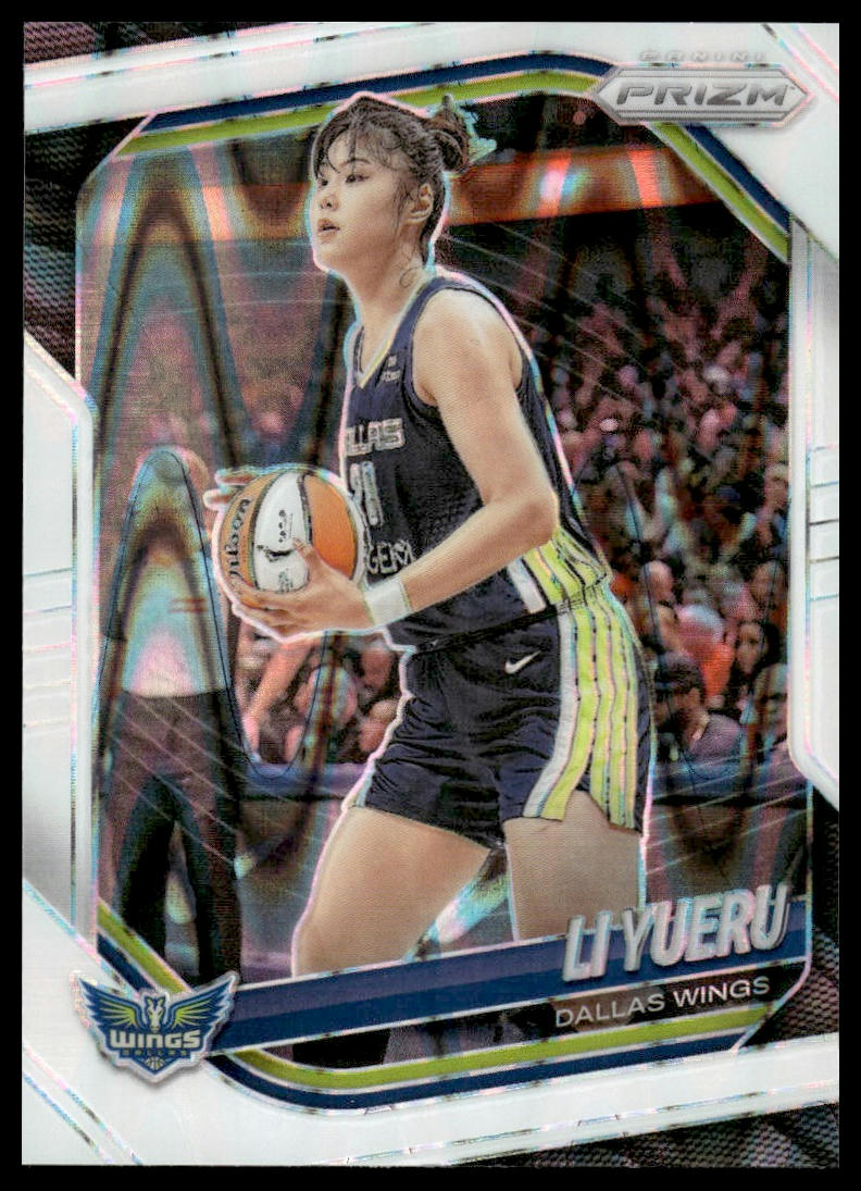2025 Panini Prizm WNBA #28 Li Yueru White Seismic Prizms