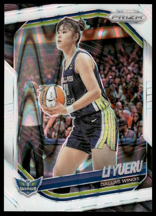 2025 Panini Prizm WNBA #28 Li Yueru White Seismic Prizms