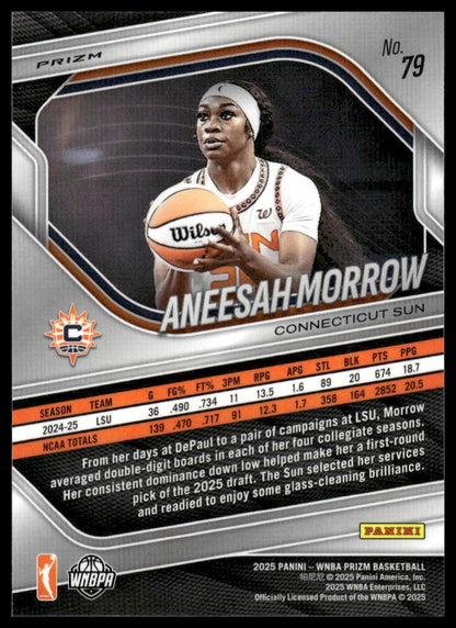2025 Panini Prizm WNBA #79 Aneesah Morrow Green Prizms