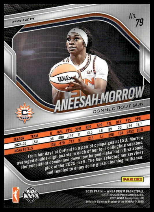 2025 Panini Prizm WNBA #79 Aneesah Morrow Green Prizms
