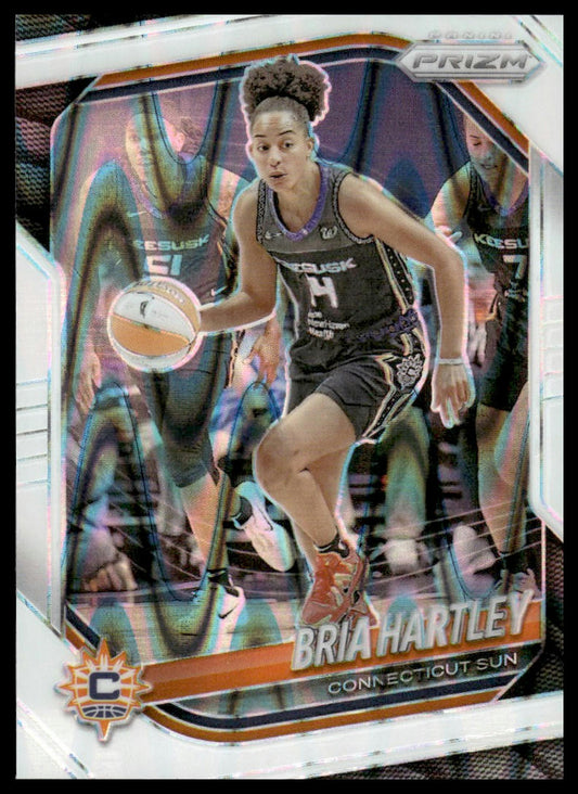 2025 Panini Prizm WNBA #86 Bria Hartley White Seismic Prizms