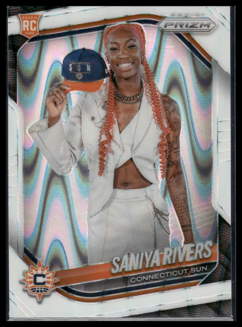 2025 Panini Prizm WNBA #150 Saniya Rivers Silver Prizms