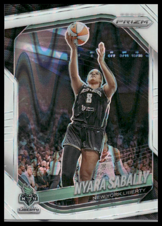 2025 Panini Prizm WNBA #117 Nyara Sabally Green Prizms