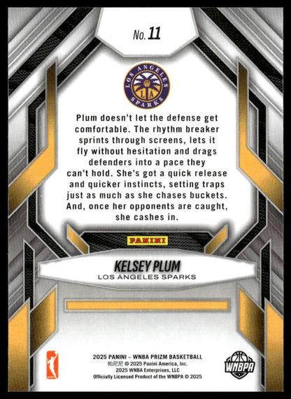 2025 Panini Prizm WNBA #11 Kelsey Plum Fearless