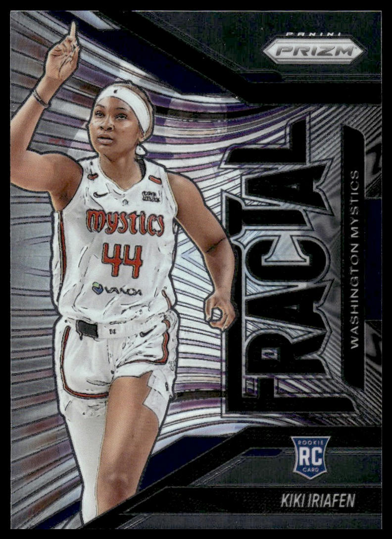 2025 Panini Prizm WNBA #12 Kiki Iriafen Fractal