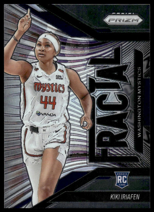 2025 Panini Prizm WNBA #12 Kiki Iriafen Fractal