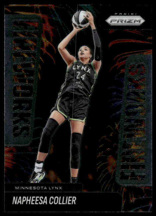 2025 Panini Prizm WNBA #7 Napheesa Collier Fireworks