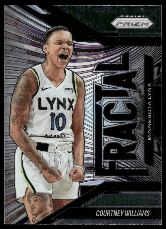 2025 Panini Prizm WNBA #6 Courtney Williams Fractal