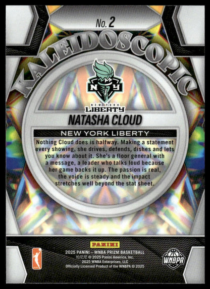 2025 Panini Prizm WNBA #2 Natasha Cloud Kaleidoscopic