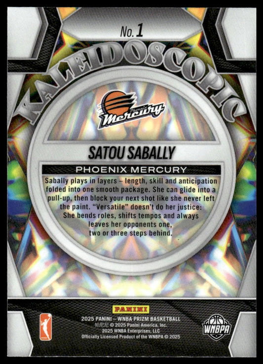2025 Panini Prizm WNBA #1 Satou Sabally Kaleidoscopic