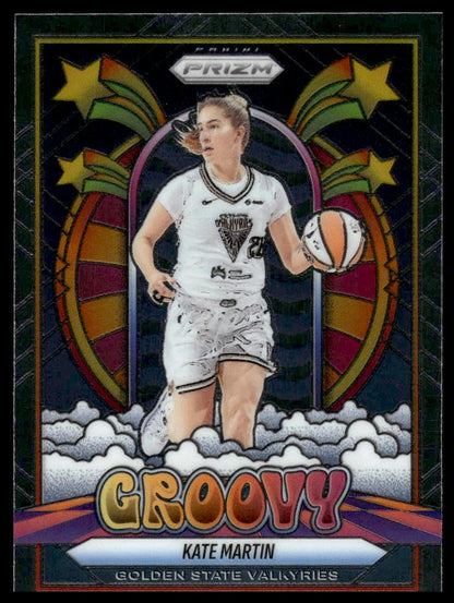 2025 Panini Prizm WNBA #4 Kate Martin Groovy