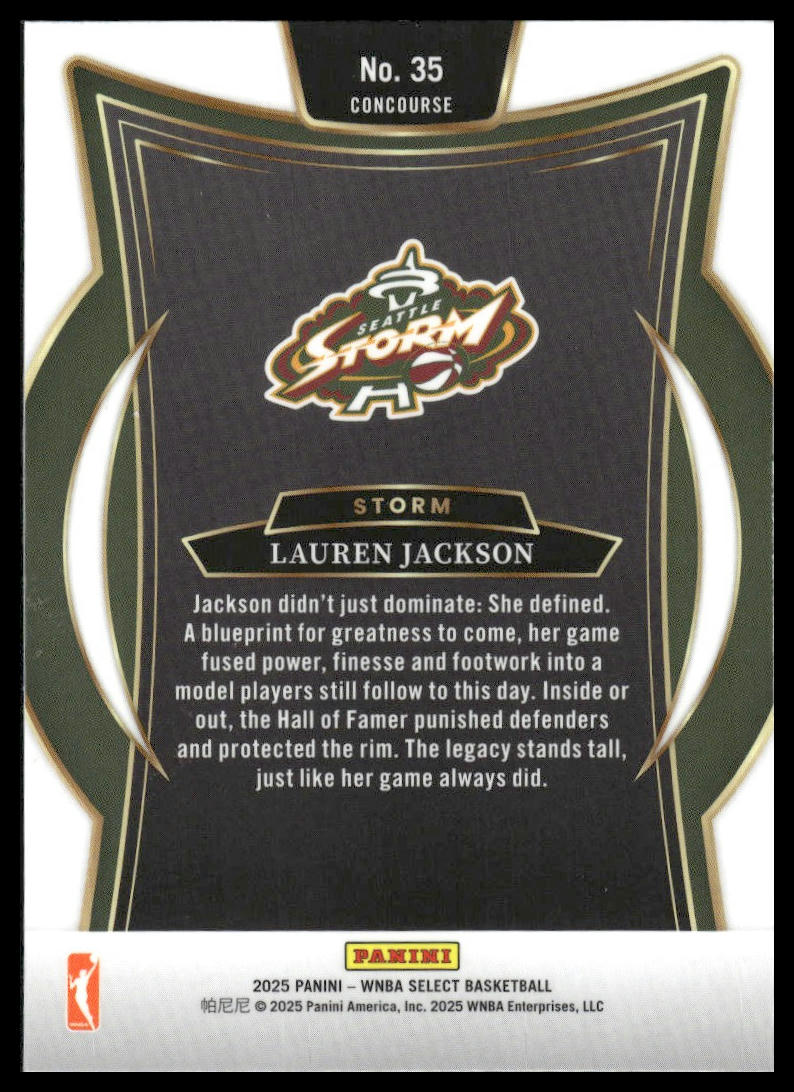 2025 Panini Select WNBA #35 Lauren Jackson