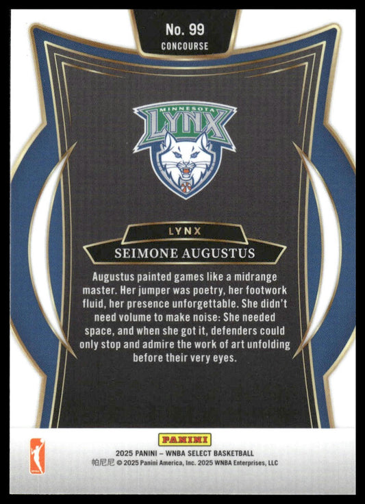 2025 Panini Select WNBA #99 Seimone Augustus