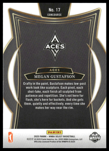 2025 Panini Select WNBA #17 Megan Gustafson