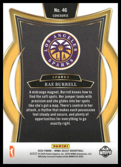 2025 Panini Select WNBA #46 Rae Burrell