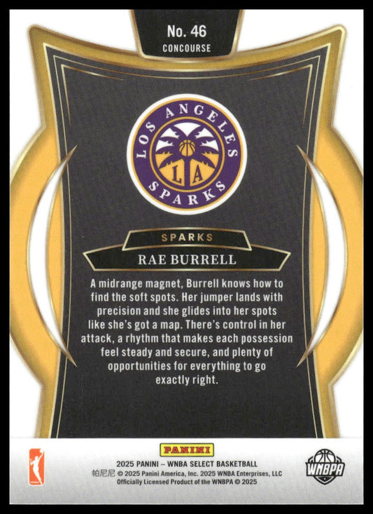 2025 Panini Select WNBA #46 Rae Burrell